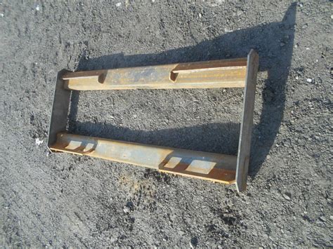 skid steer weld on brackets|skid steer welding plates.